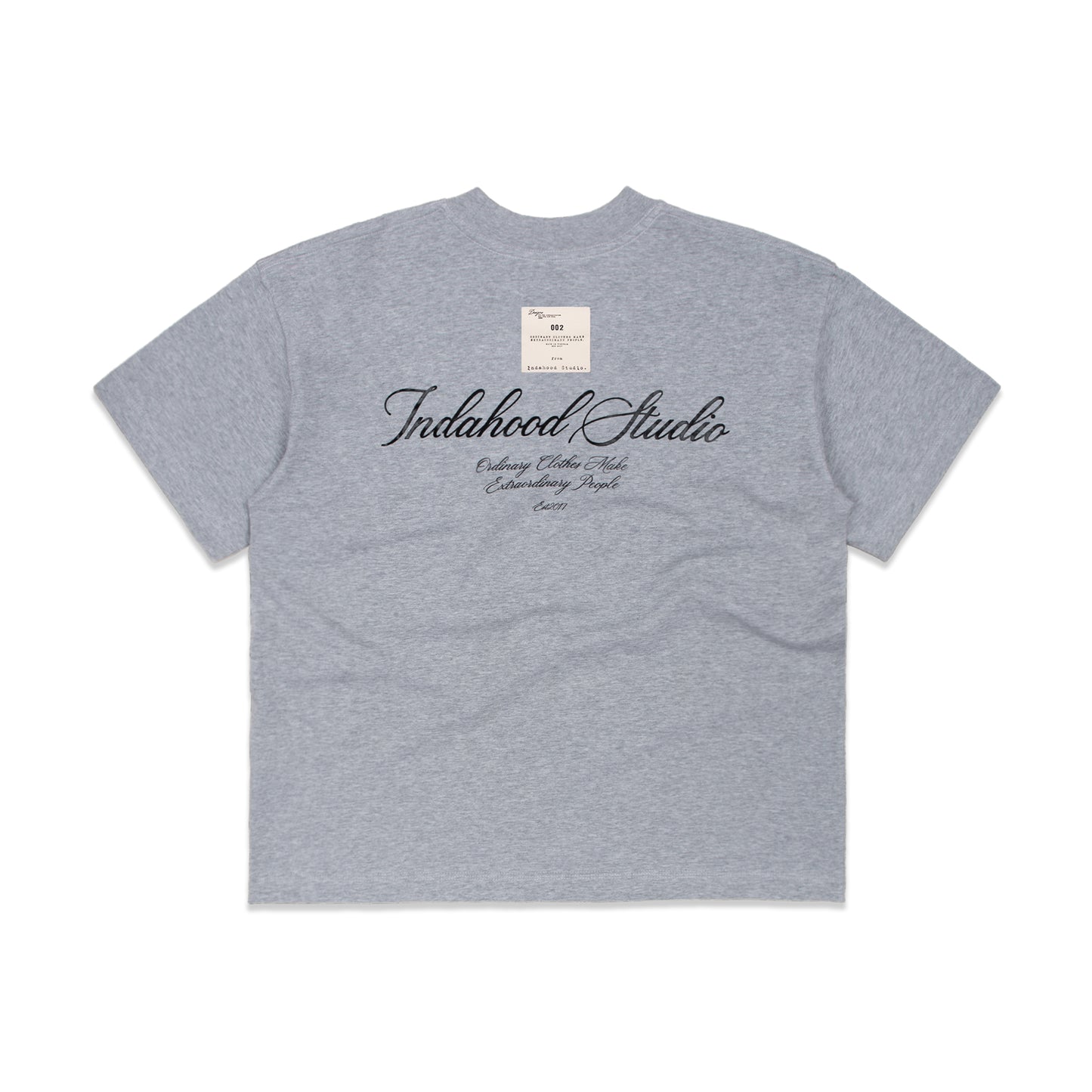 INDAHOOD SIGNATURE PREMIUM GREY TEE