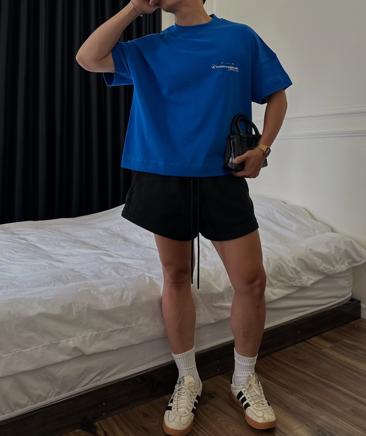 INDASTU SS1725 COBALT BOXY TEE