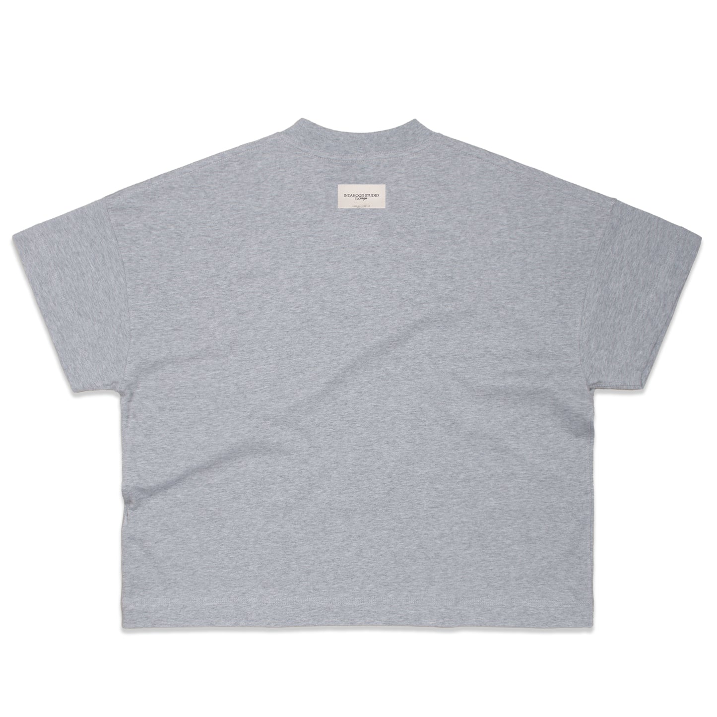 INDASTU SS1725 GREY BOXY TEE