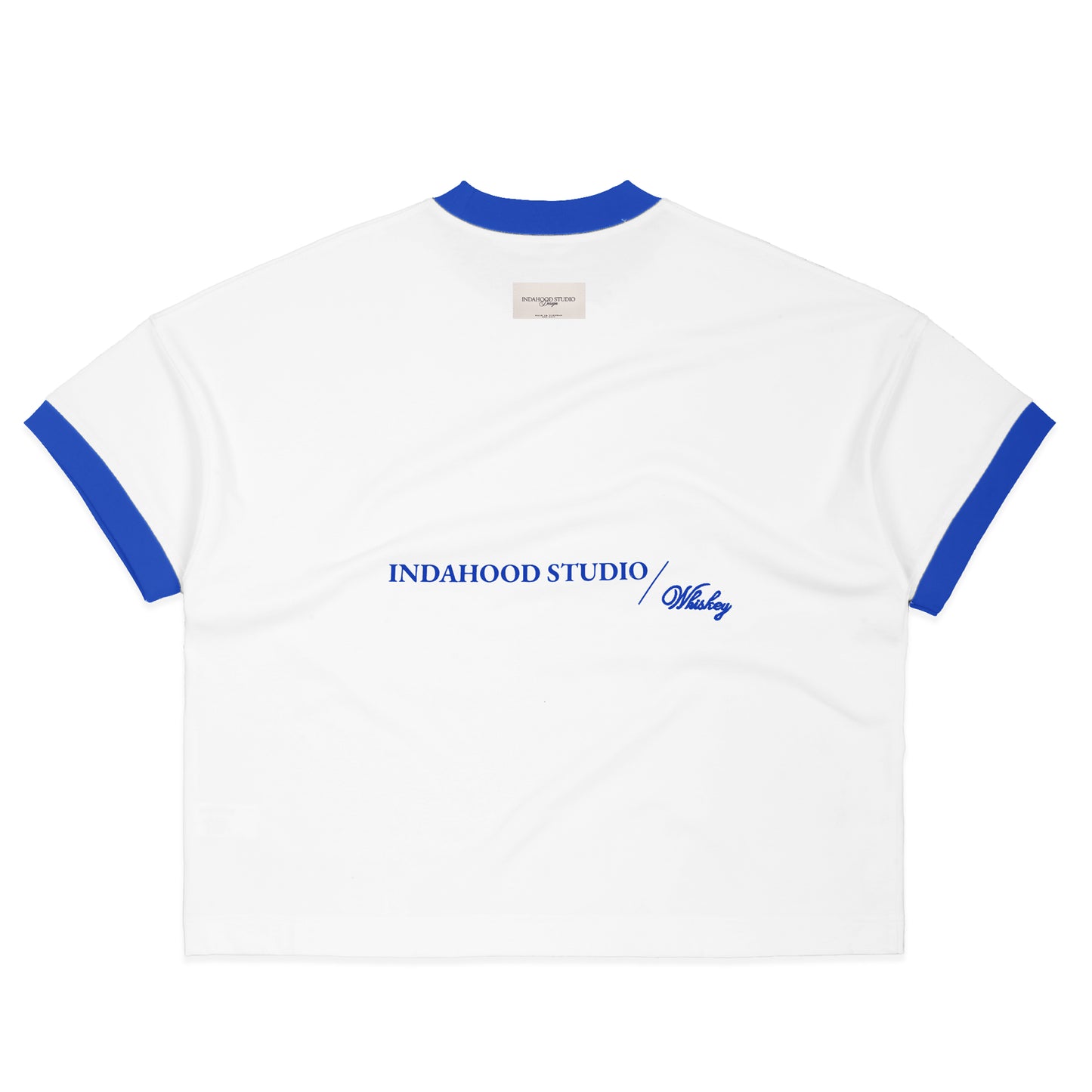 WHISKY WHITE BOXY TEE