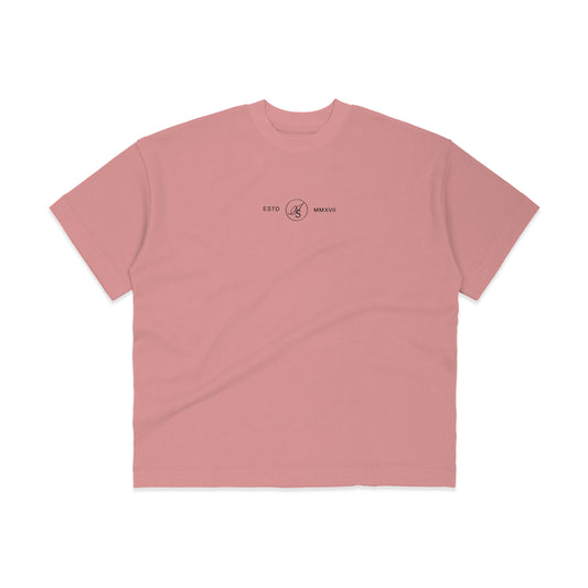 INDAHOOD SIGNATURE EMBOSSED MACROON TEE