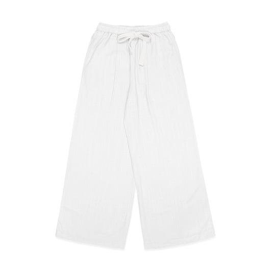 BONJOUR MADAME LINEN WHITE PANTS
